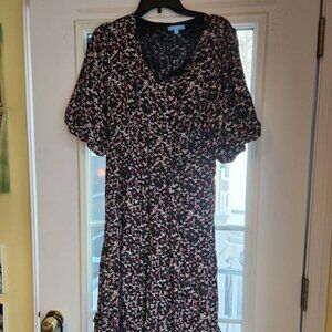 Teired Floral Dress with Pockets